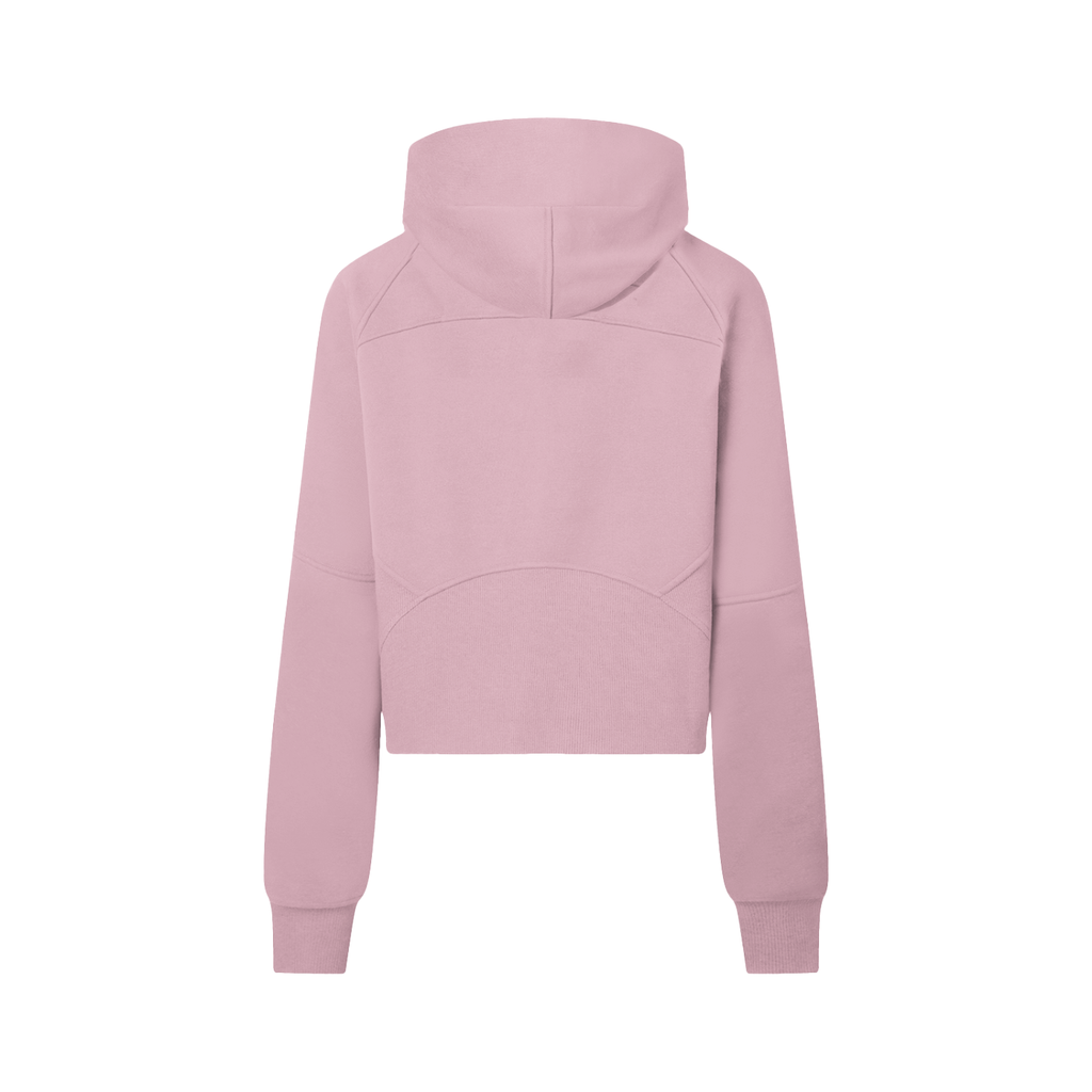 QC Cropped Half-Zip Hoodie
