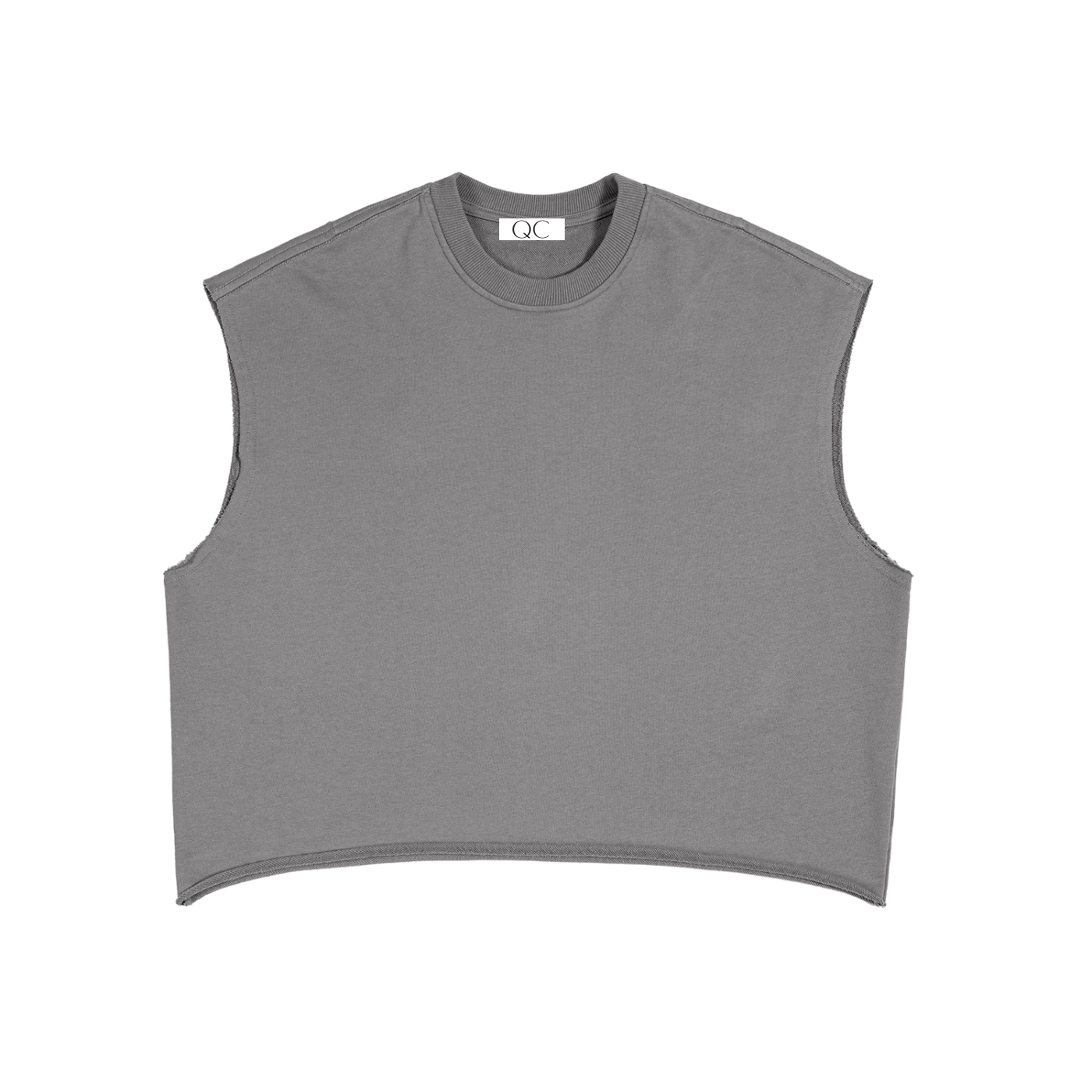 QC French Terry Boxy Tank Top