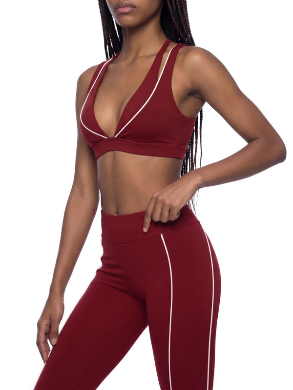 QC Halter Neck Yoga Sports Bra