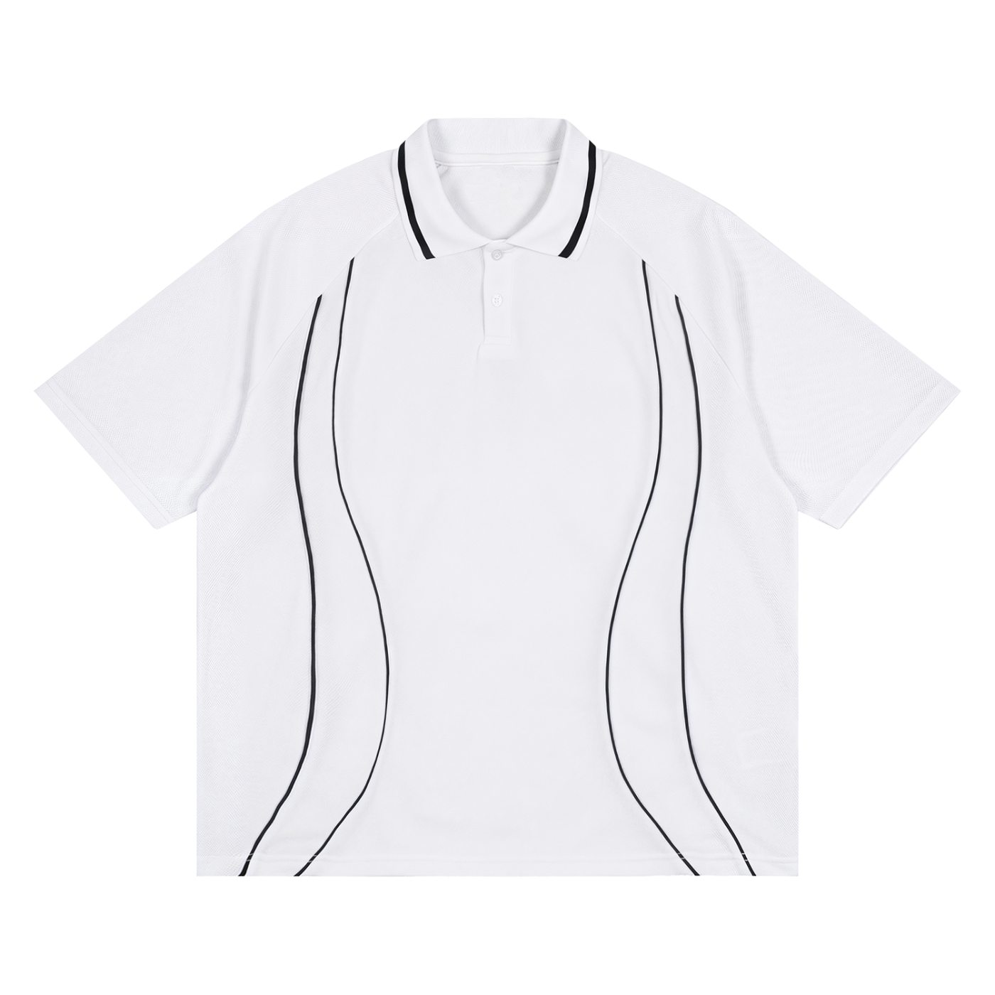 QC Raglan Piping Polo Shirt