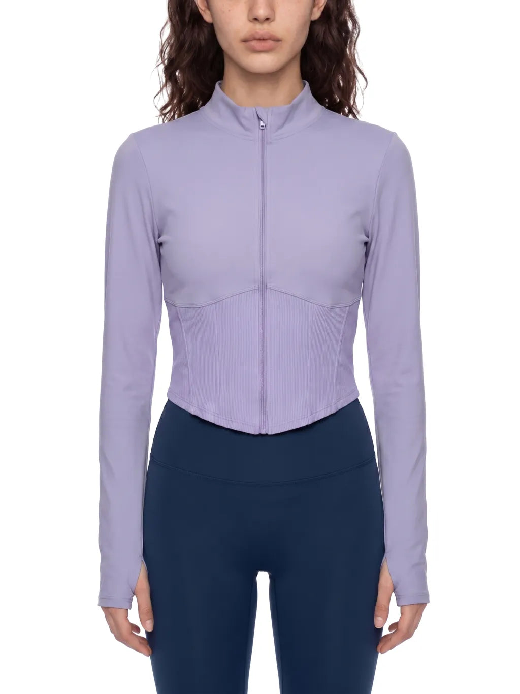 QC Slim Fit Full-Zip Yoga Jacket