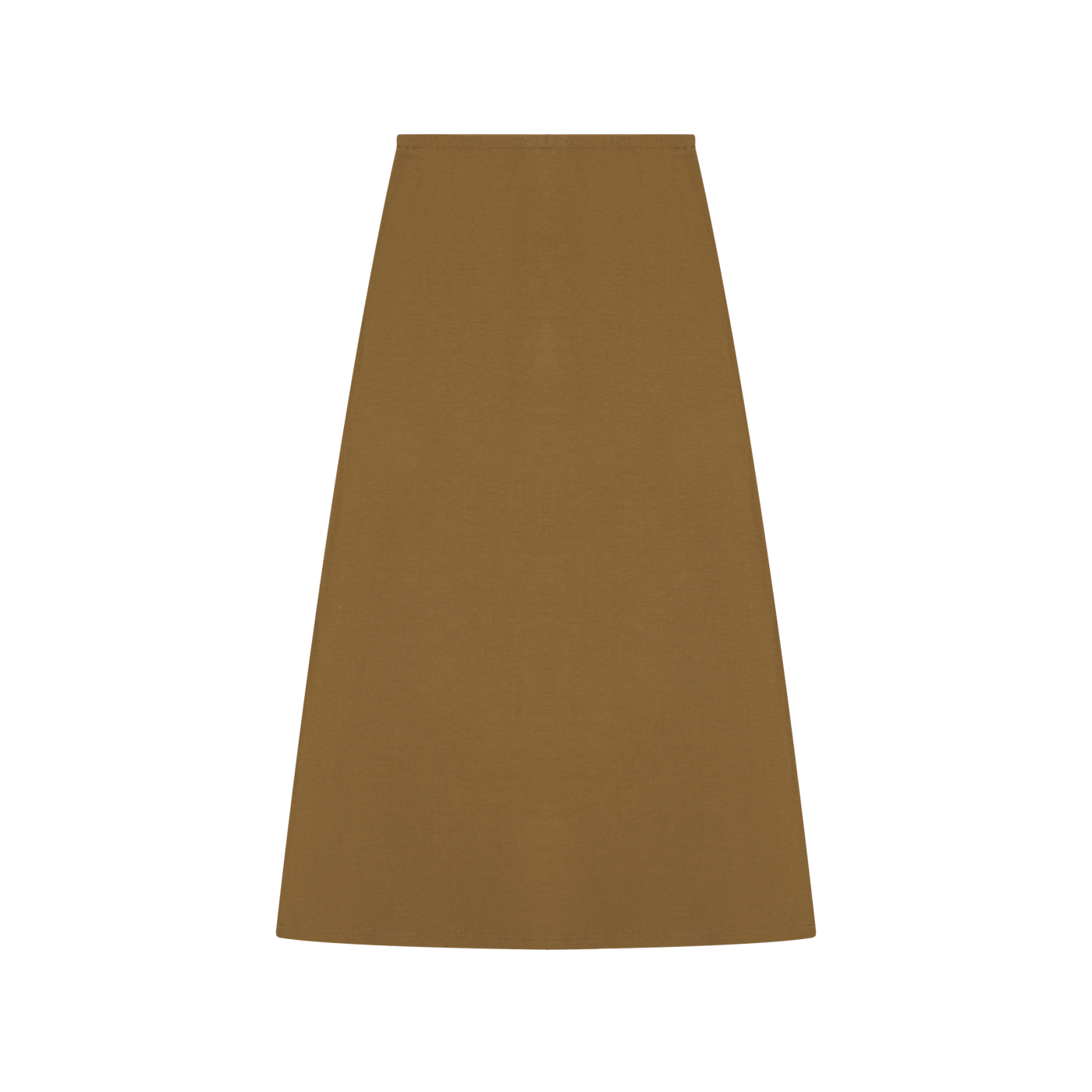 QC Women's Solid Color Knit Maxi Skirt