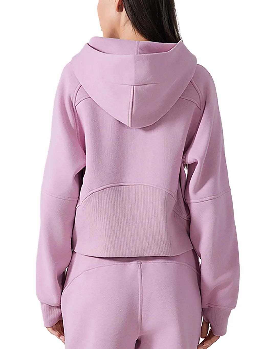 QC Cropped Half-Zip Hoodie