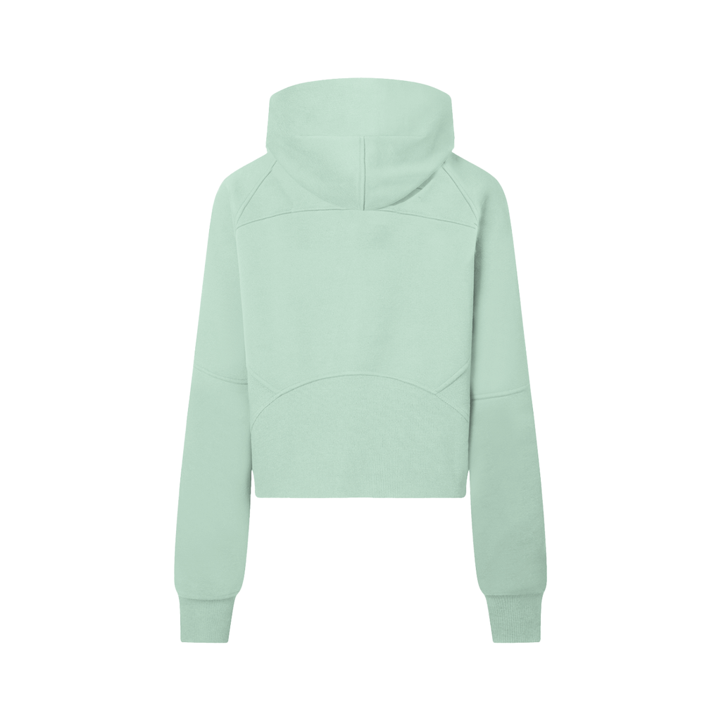 QC Cropped Half-Zip Hoodie