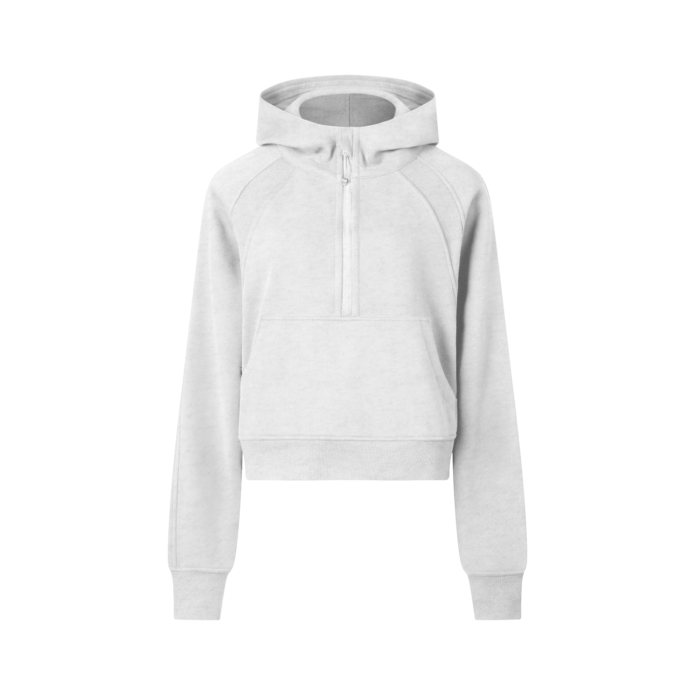 QC Cropped Half-Zip Hoodie