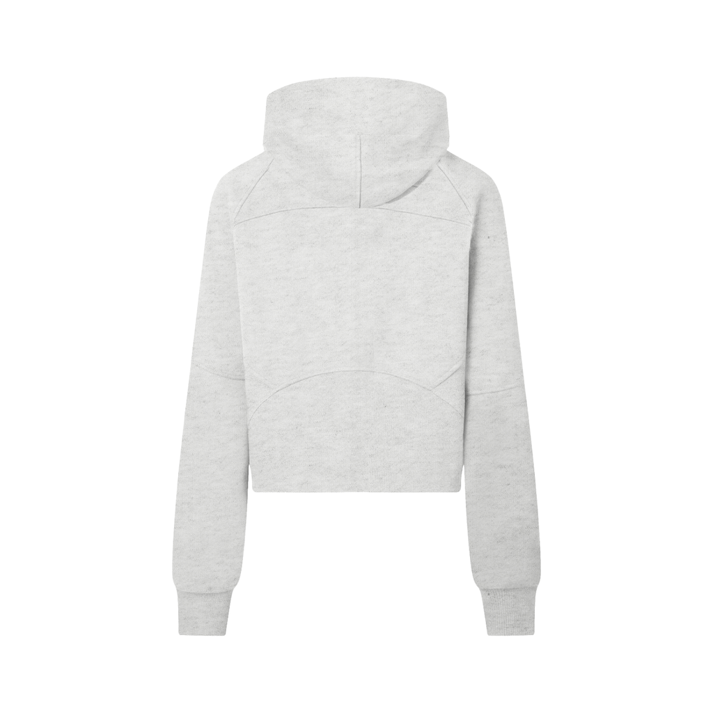 QC Cropped Half-Zip Hoodie