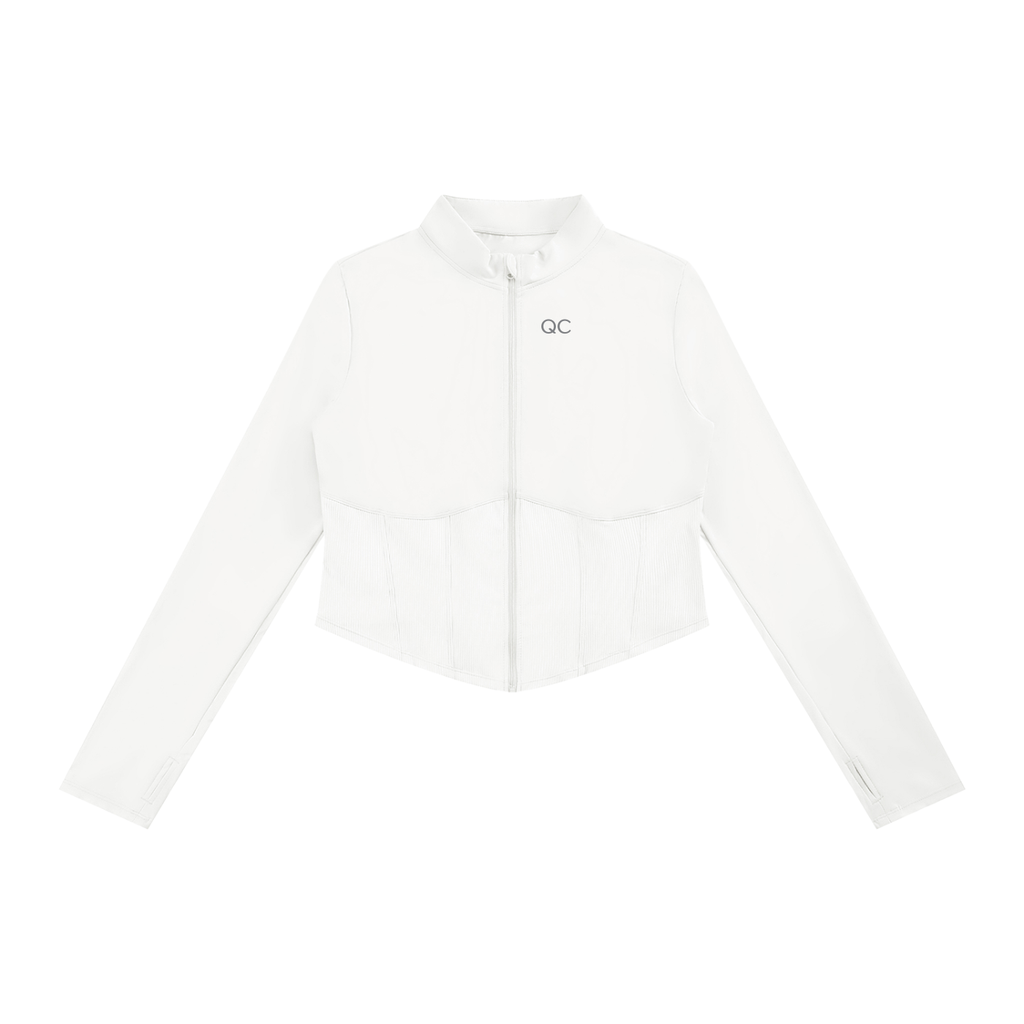 QC Slim Fit Full-Zip Yoga Jacket