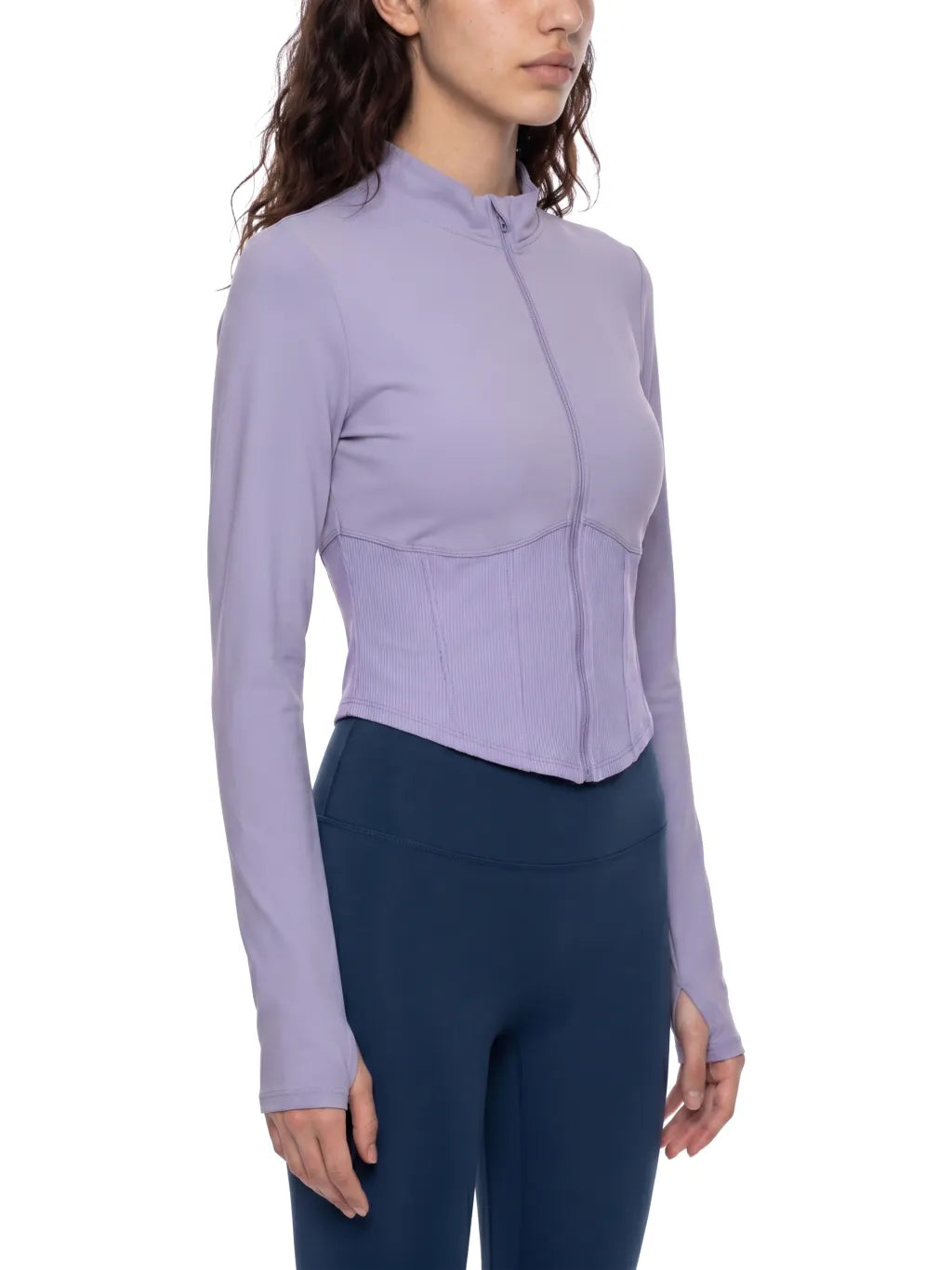 QC Slim Fit Full-Zip Yoga Jacket