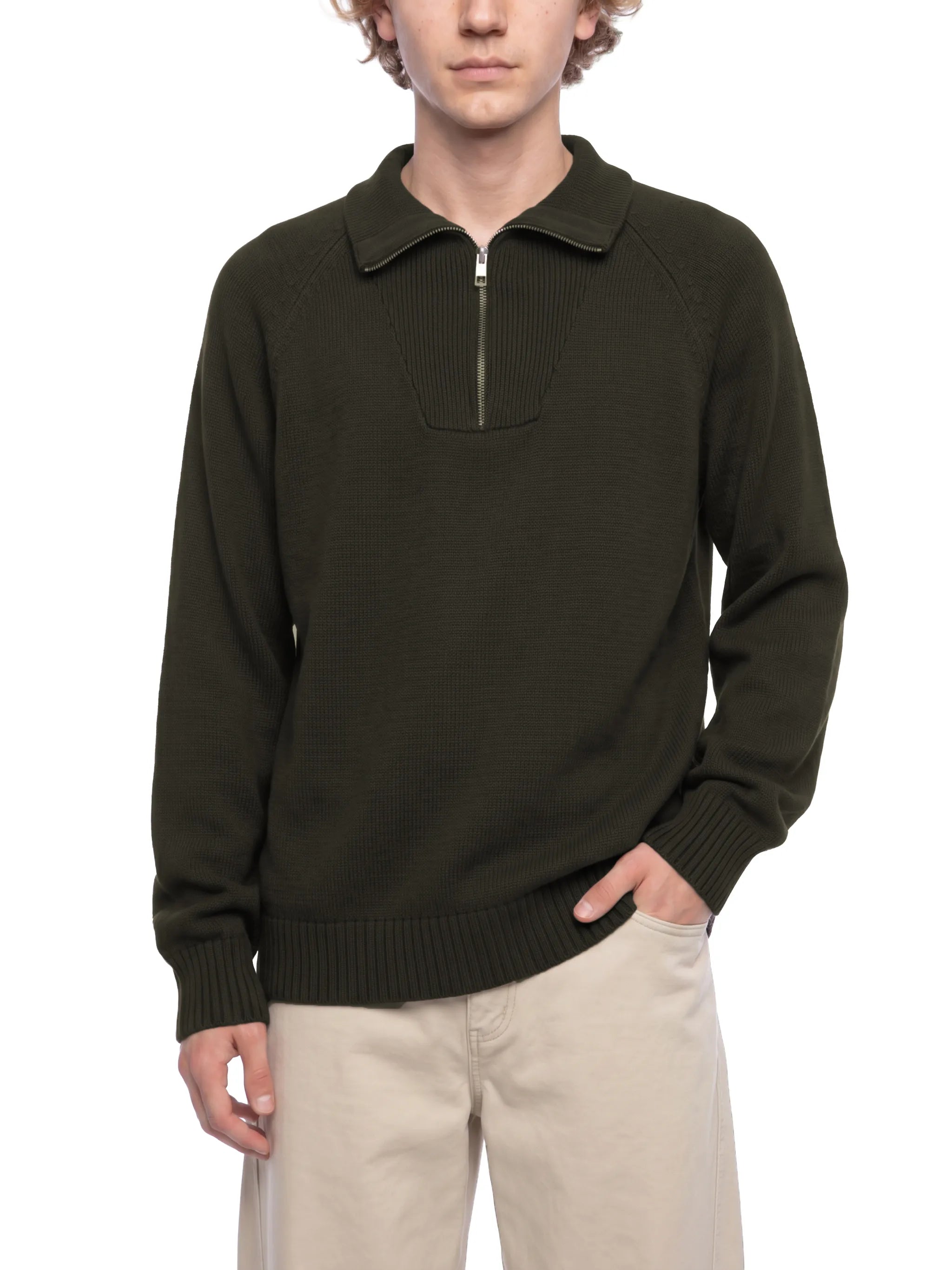 Quarter-Zip Pullover Sweatshirt