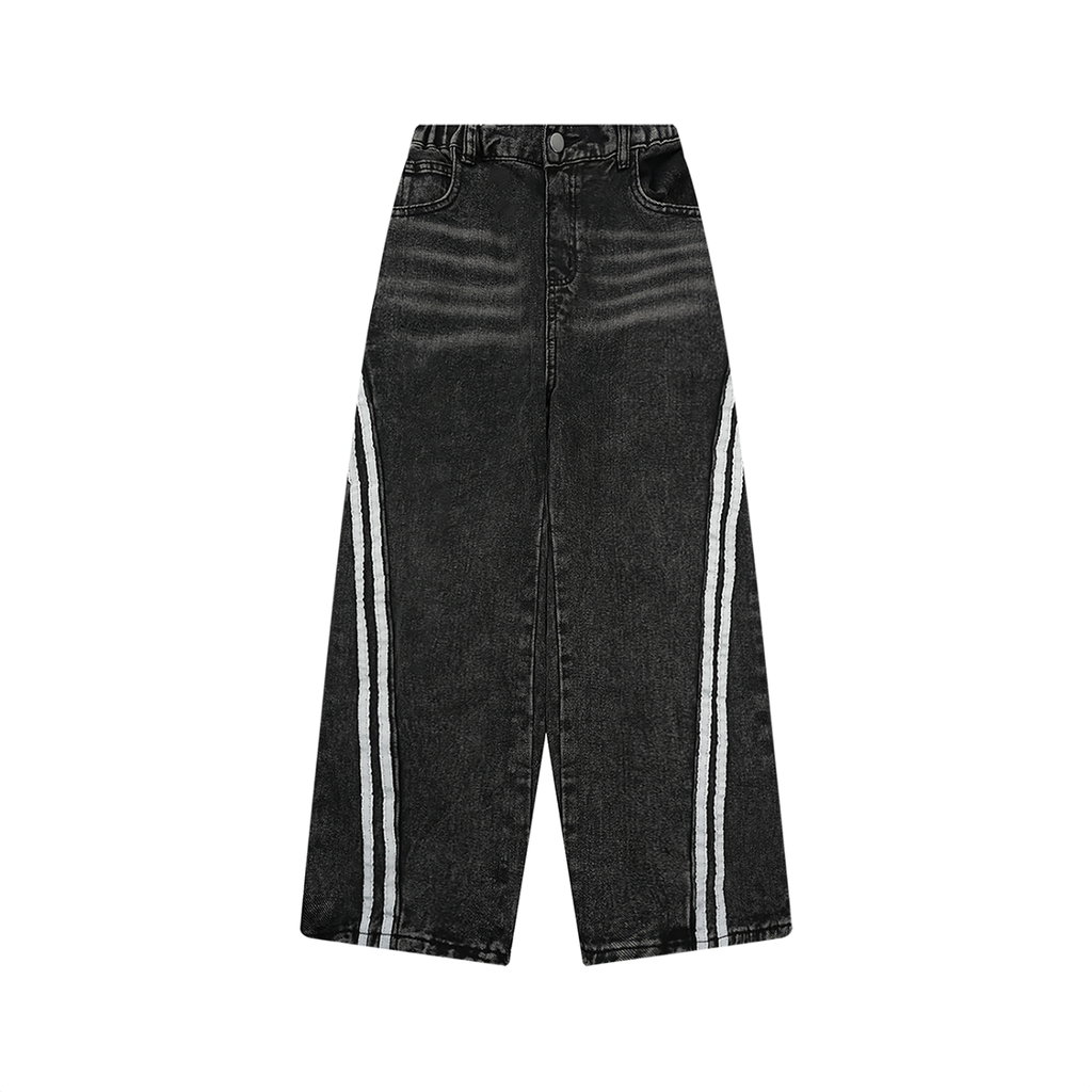 QC Kid’s Vintage Wash Side Stripe Jeans