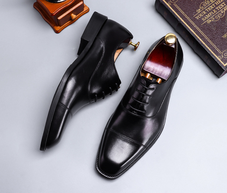 Cowhide  Business Dress Shoes Men's