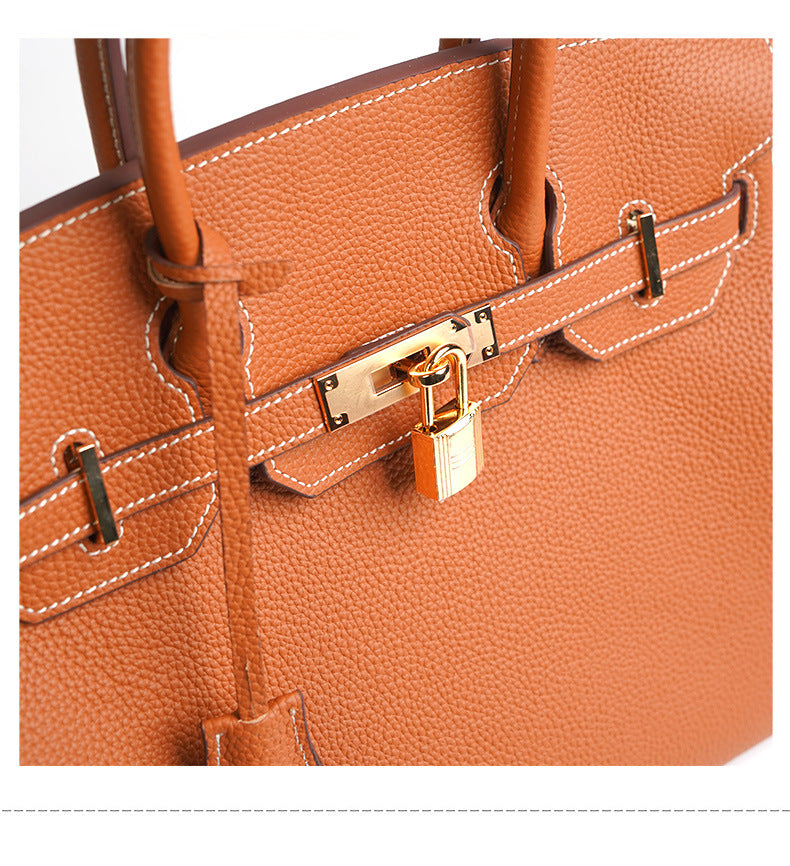 Cowhide Satchel Bag