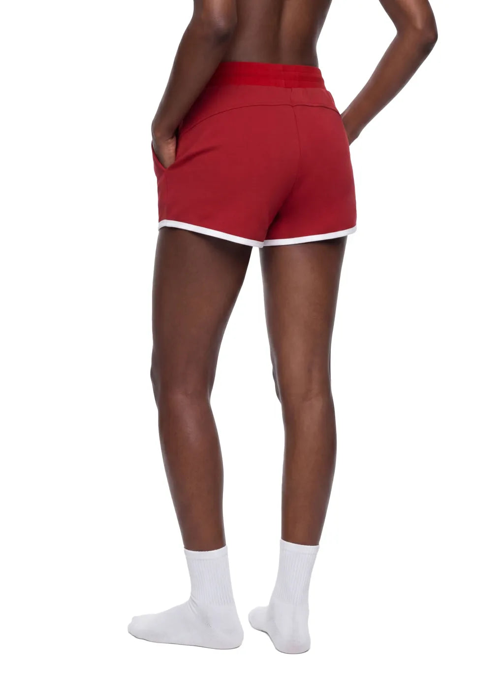Retro Contrast Binding Shorts
