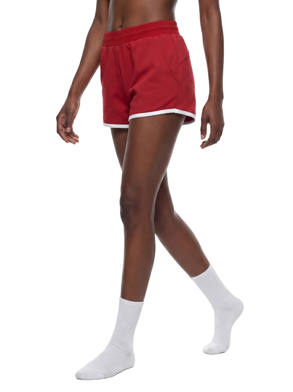 Retro Contrast Binding Shorts