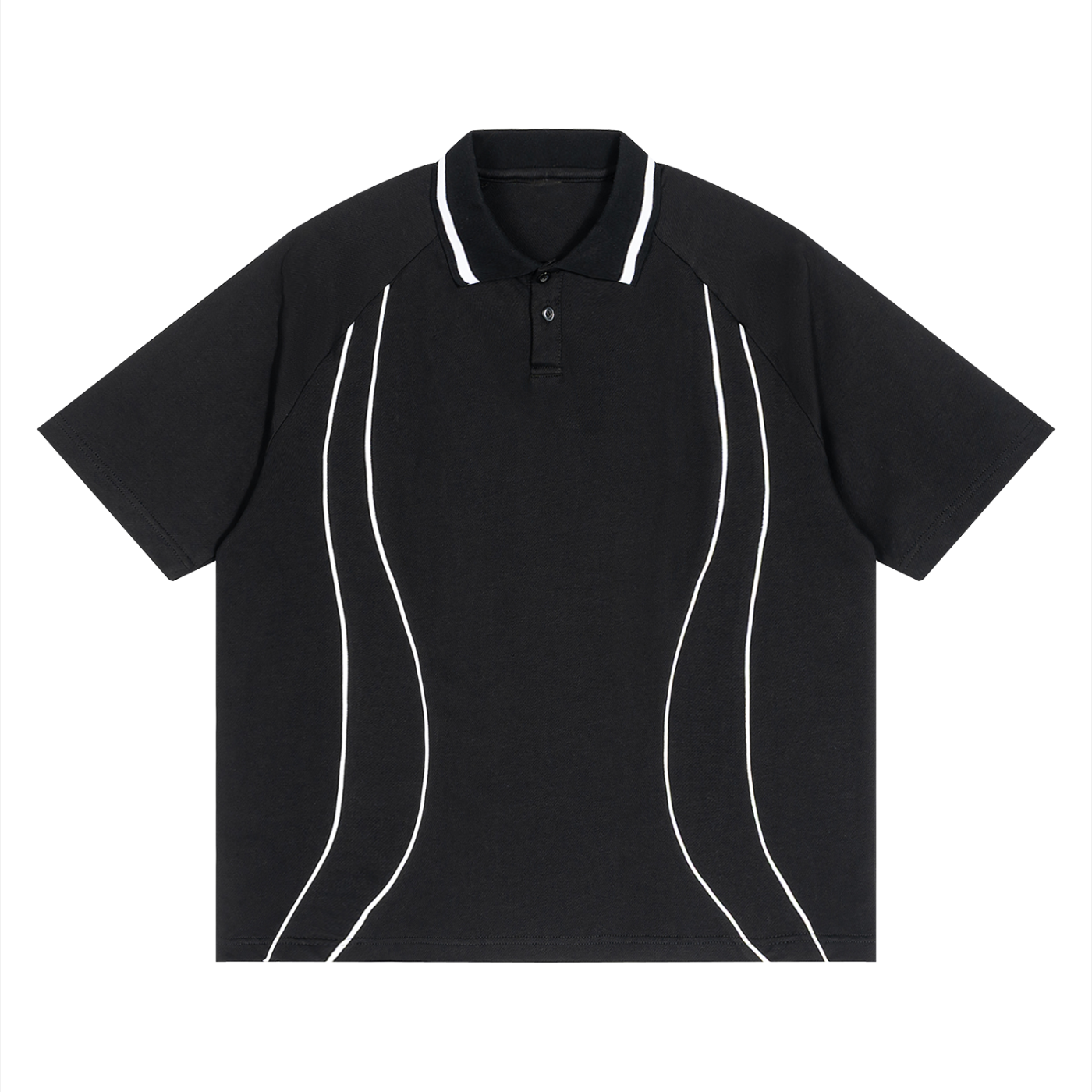 QC Raglan Piping Polo Shirt