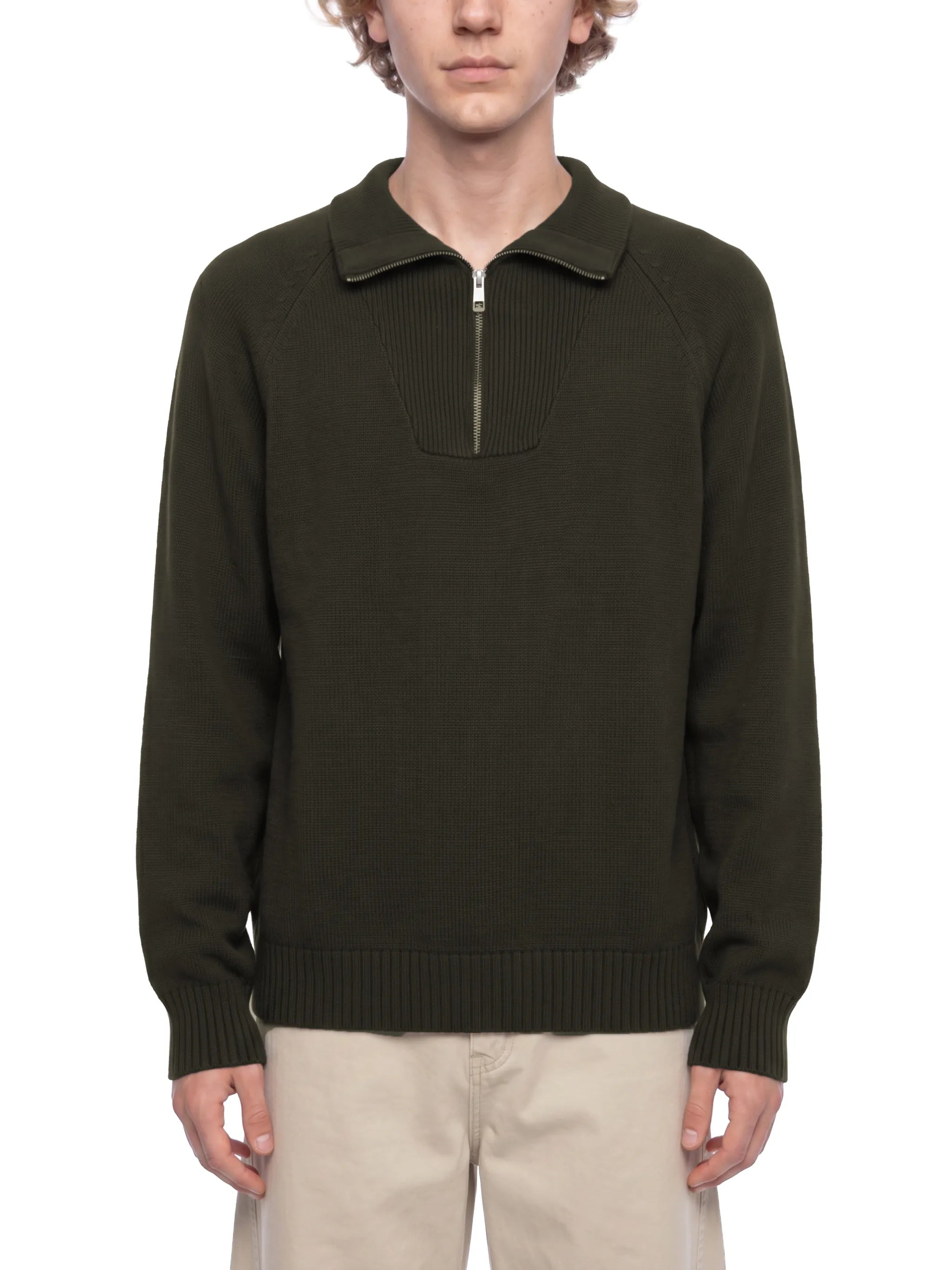 Quarter-Zip Pullover Sweatshirt