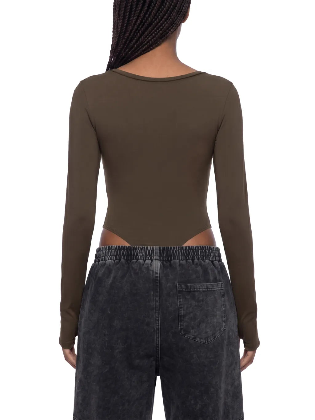 QC Long Sleeve Yoga Bodysuit