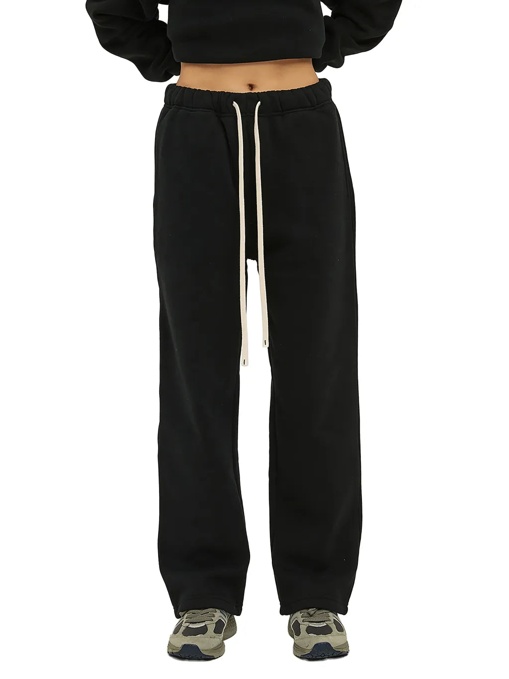Fleece Straight Leg Pants